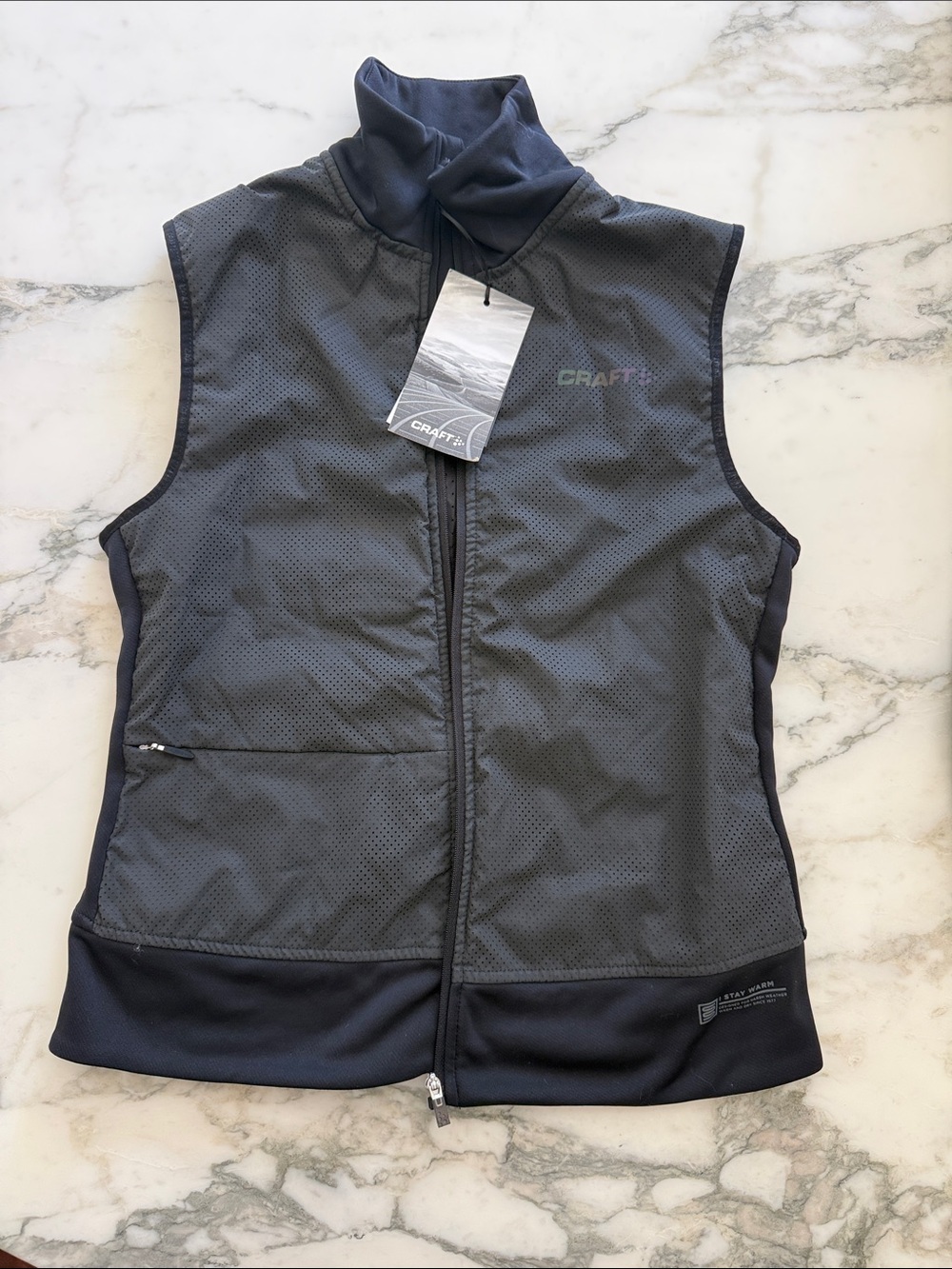 Craft Women's ADV SubZ Vest Gray Insulated Softshell Vest